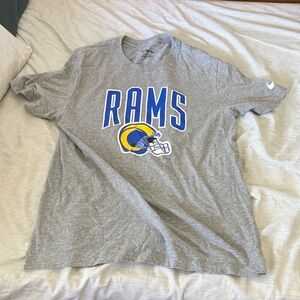 Nike Gray RAMS Short Sleeve Tee